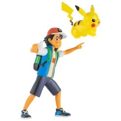 Pokemon Ash & Pikachu Battle Feature Figurine -Little Wonder Shop BIG00009ASHPIKACHU 2