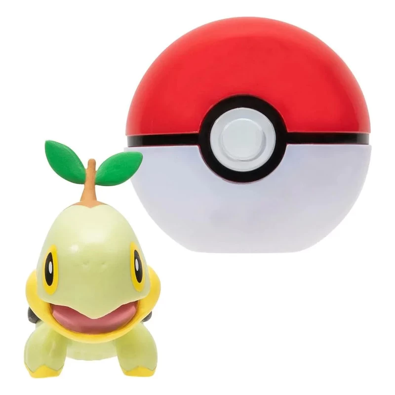 Pokemon Turtwig + Poke Ball Clip 'N' Go Figurine Set 2 Pokemon Turtwig + Poke Ball Clip 'N' Go Figurine Set - Image 2
