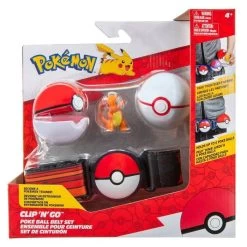 Pokemon Charmander Clip 'N' Go Poke Ball Belt Playset