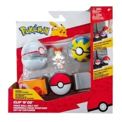 Pokemon Scorbunny Clip 'N' Go Poke Ball Belt Playset