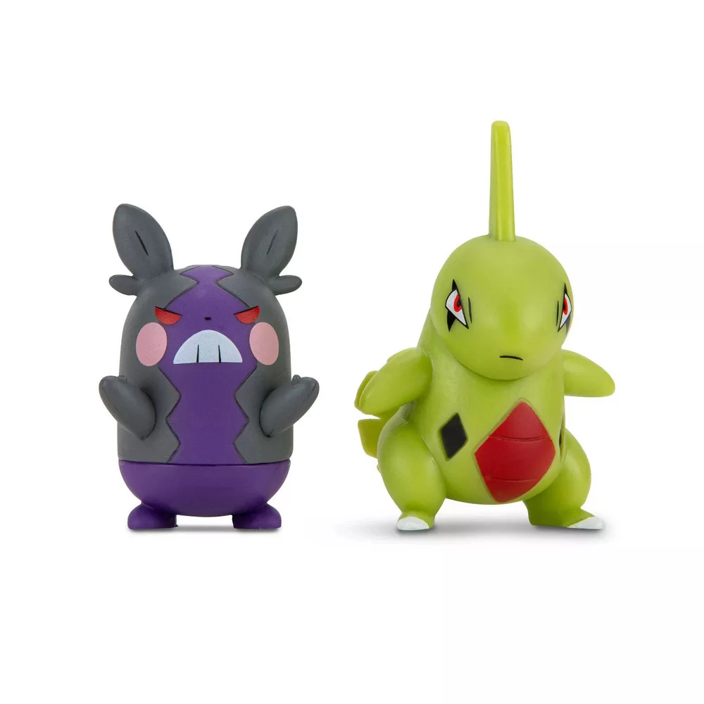 Pokemon Larvitar & Morpeko (Hangry Mode) Battle Figurine Pack 2 Pokemon Larvitar & Morpeko (Hangry Mode) Battle Figurine Pack - Image 2