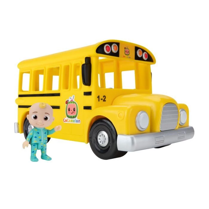 Cocomelon Musical School Bus Toy Yellow 2 Cocomelon Musical School Bus Toy Yellow - Image 2