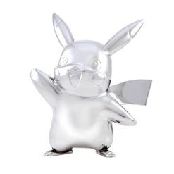 Pokemon Select Pikachu Battle Figurine 25th Anniversary Silver