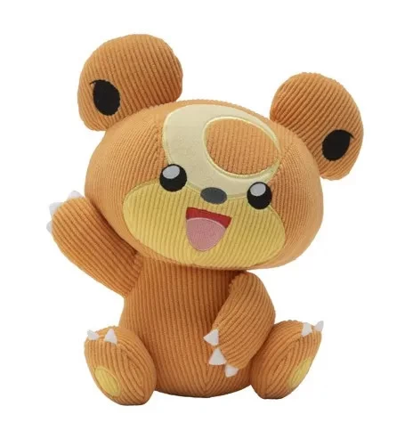 Pokemon Select Teddiursa Corduroy Plush Toy 20cm 1 Pokemon Select Teddiursa Corduroy Plush Toy 20cm