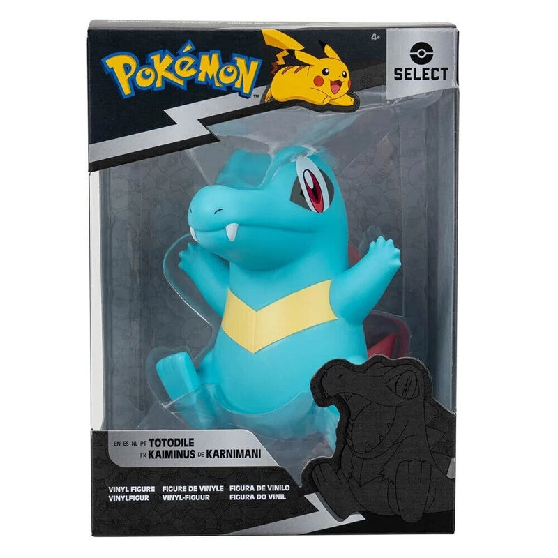 Pokemon Totodile Vinyl Figure 10cm Blue 1 Pokemon Totodile Vinyl Figure 10cm Blue