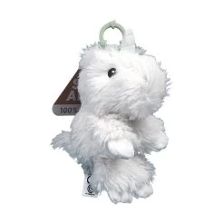 Resoftables Mini Unicorn Clip On Plush Toy 12cm White