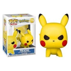 NINTENDO Funko Pop! Games Pokemon Pikachu Angry Crouching Vinyl Figure #779 -Little Wonder Shop IKO03910 2
