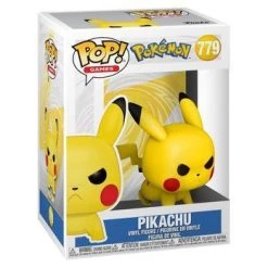 NINTENDO Funko Pop! Games Pokemon Pikachu Angry Crouching Vinyl Figure #779