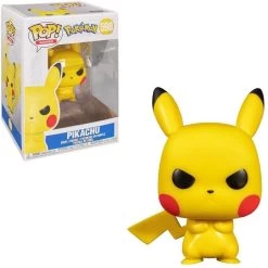 NINTENDO Funko Pop! Games Pokemon Pikachu Grumpy Vinyl Figure #598 -Little Wonder Shop IKO03912 2