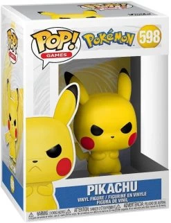 NINTENDO Funko Pop! Games Pokemon Pikachu Grumpy Vinyl Figure #598