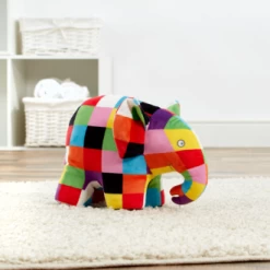 Elmer The Patchwork Elephant Plush Toy 20cm 7 Elmer The Patchwork Elephant Plush Toy 20cm -Little Wonder Shop JAS0039 3