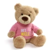 GUND Message Bear Get Well Plush Toy Pink 32cm