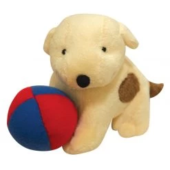 Spot The Dog With Ball Mini Plush Toy 10cm 7 Spot The Dog With Ball Mini Plush Toy 10cm -Little Wonder Shop JAS0235 2