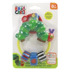The Very Hungry Caterpillar Attachable Ring Rattle Toy