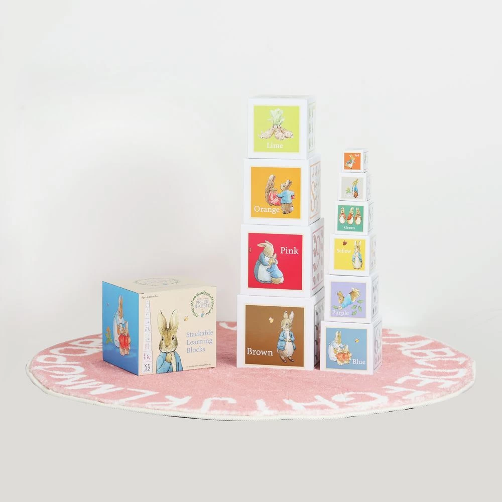 Beatrix Potter Peter Rabbit Stackable Learning Blocks Toy 3 Beatrix Potter Peter Rabbit Stackable Learning Blocks Toy - Image 3