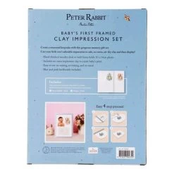 Beatrix Potter Peter Rabbit Baby Hand/Foot Clay Frame Gift Set -Little Wonder Shop JAS0313 3