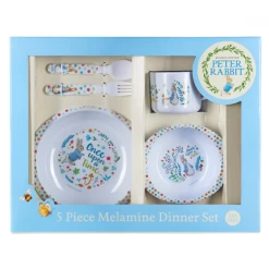 Beatrix Potter Peter Rabbit 5 Piece Melamine Dinner Set