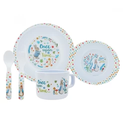 Beatrix Potter Peter Rabbit 5 Piece Melamine Dinner Set -Little Wonder Shop JAS0327 3