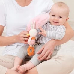 GUND Baby Tinkle Crinkle Bunny Play Together Toy Pink -Little Wonder Shop JAS0547 2