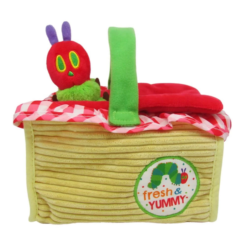 The Very Hungry Caterpillar Picnic Basket Plush Playset 7 Pieces 1 The Very Hungry Caterpillar Picnic Basket Plush Playset 7 Pieces
