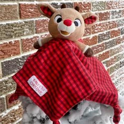 Rudolph The Red Nosed Reindeer Baby Comfort Blanket Toy -Little Wonder Shop JAS0584 2