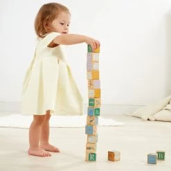 Beatrix Potter Peter Rabbit Wooden Learning Blocks -Little Wonder Shop JAS0645 1