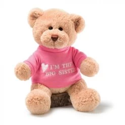 GUND Big Sister Bear Plush Toy 30cm Pink