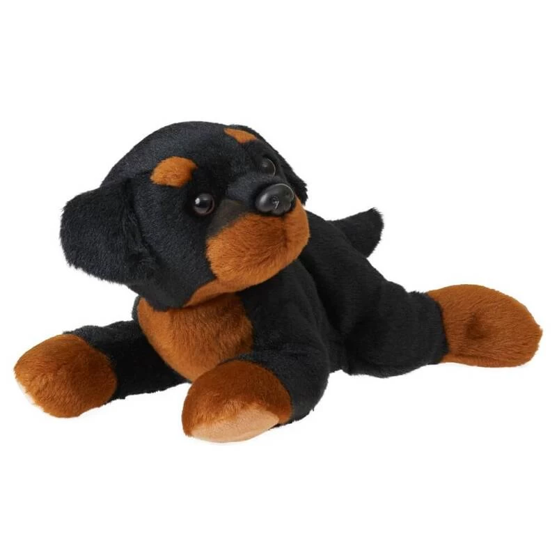 Cuddlimals Dog Dexter Rottweiler Lying Plush Toy 25cm 2 Cuddlimals Dog Dexter Rottweiler Lying Plush Toy 25cm - Image 2
