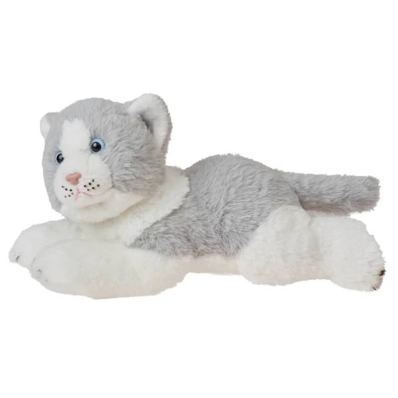 Cuddlimals Cat Griffin Grey Lying Plush Toy 25cm 2 Cuddlimals Cat Griffin Grey Lying Plush Toy 25cm - Image 2