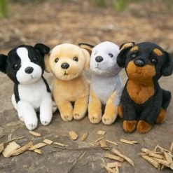 Cuddlimals Dog Channing Labrador Seated Plush Toy 15cm -Little Wonder Shop JAS0833 2