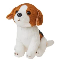 Cuddlimals Dog Harper Beagle Seated Plush Toy 15cm