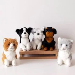 Cuddlimals Cat Leo Ginger Seated Plush Toy 15cm 5 Cuddlimals Cat Leo Ginger Seated Plush Toy 15cm -Little Wonder Shop JAS0841 2