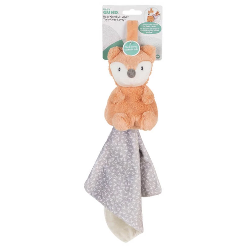 GUND Baby Lil' Luvs Tuck Away Lovey Fox 3 In 1 Plush Comforter 1 GUND Baby Lil' Luvs Tuck Away Lovey Fox 3 In 1 Plush Comforter