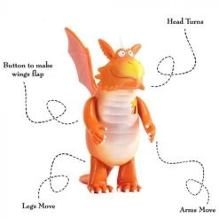 Zog Dragon Toy Figure Orange 8 Zog Dragon Toy Figure Orange -Little Wonder Shop JAS2007 2