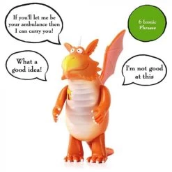 Zog Dragon Interactive Talking Toy Figure Orange -Little Wonder Shop JAS2008 2