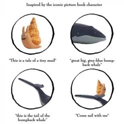 The Snail And The Whale Figures 2 Pack -Little Wonder Shop JAS2009 2