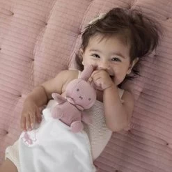 Miffy Ribbed Pink Cuddle Blanket -Little Wonder Shop JAS2072 3
