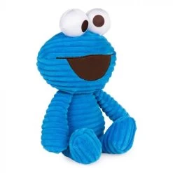Sesame Street Cookie Monster Cuddly Corduroy Plush Toy 28cm -Little Wonder Shop JAS2134 2