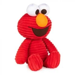 Sesame Street Elmo Cuddly Corduroy Plush Toy 28cm -Little Wonder Shop JAS2135 2