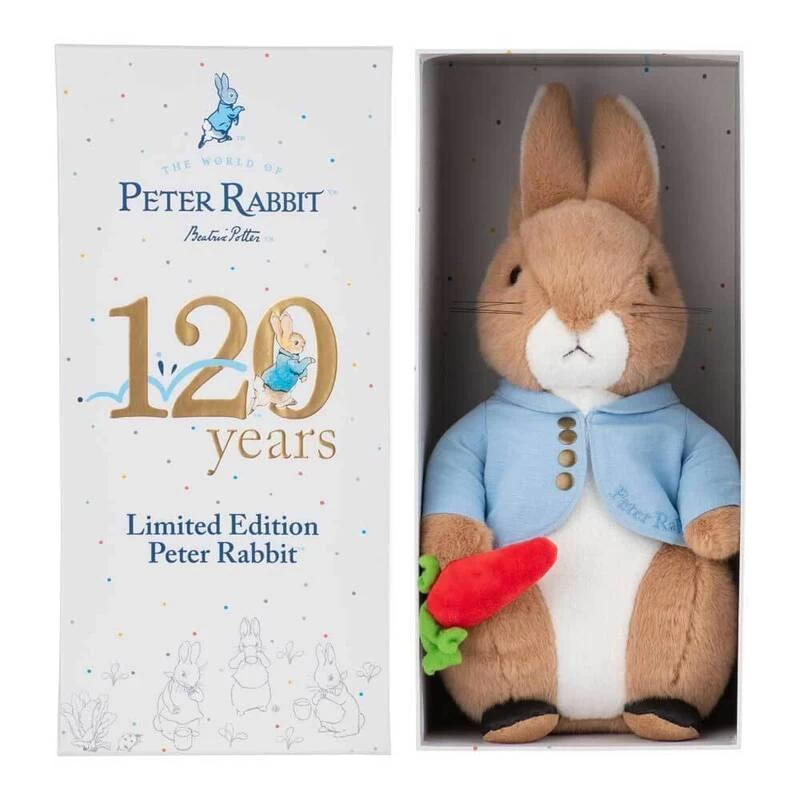 Peter Rabbit Beatrix Potter 120th Anniversary Limited Edition Plush Toy 38cm 2 Peter Rabbit Beatrix Potter 120th Anniversary Limited Edition Plush Toy 38cm - Image 2
