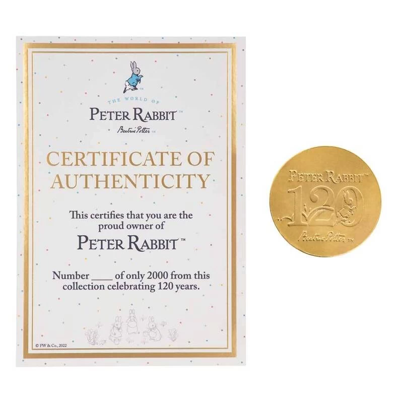 Peter Rabbit Beatrix Potter 120th Anniversary Limited Edition Plush Toy 38cm 4 Peter Rabbit Beatrix Potter 120th Anniversary Limited Edition Plush Toy 38cm - Image 4