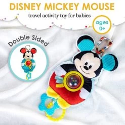 Disney Baby Mickey Mouse Spinner Ball On The Go Activity Toy -Little Wonder Shop JAS2159 3