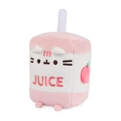 GUND Pusheen The Cat Sips Juice Box Plush Toy 15cm Pink 6 GUND Pusheen The Cat Sips Juice Box Plush Toy 15cm Pink -Little Wonder Shop JAS2188 2