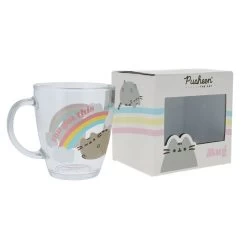 Pusheen The Cat Self Care Club Glass Mug -Little Wonder Shop JAS2251 2