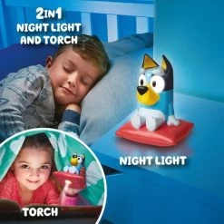 Bluey GoGlow 2 In 1 Night Light & Torch -Little Wonder Shop MOO0027 3