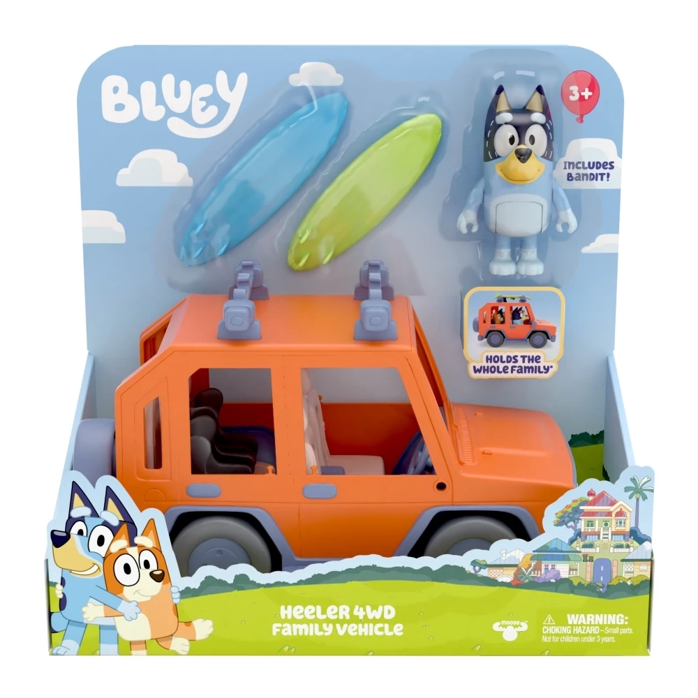 Bluey Heeler 4WD Family Vehicle With Bandit 1 Bluey Heeler 4WD Family Vehicle With Bandit