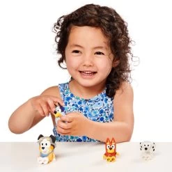 Bluey School Friends Mini Figurines 4 Pack 7.5cm -Little Wonder Shop MOO0049 2
