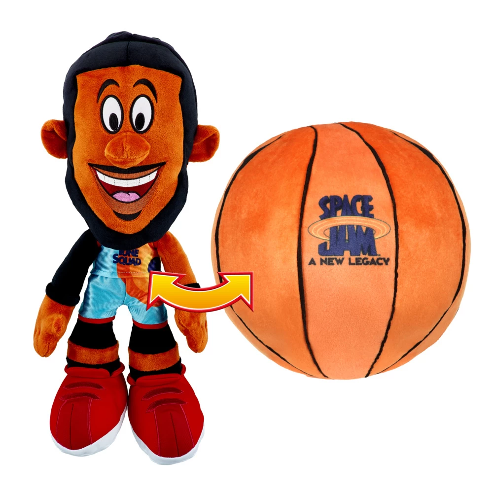 Space Jam Lebron James Transforming Hoop Pals Plush Toy 30cm 3 Space Jam Lebron James Transforming Hoop Pals Plush Toy 30cm - Image 3