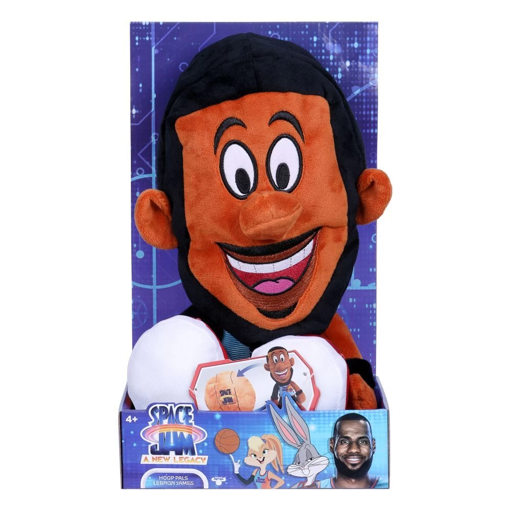 Space Jam Lebron James Transforming Hoop Pals Plush Toy 30cm 1 Space Jam Lebron James Transforming Hoop Pals Plush Toy 30cm