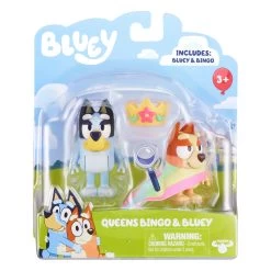 Bluey Queens Bluey & Bingo Figurines 2 Pack